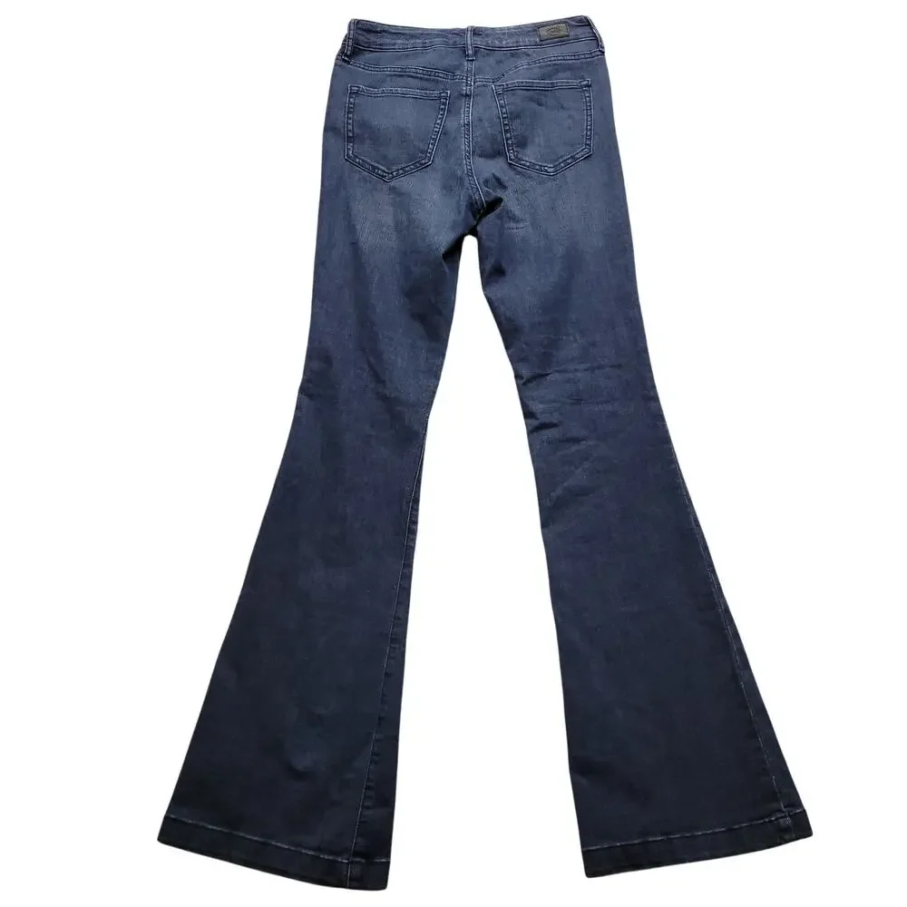 Sofia Jeans by Sofia Vergara Womens Size 4 Dark Wash Flare Stretch Jeans